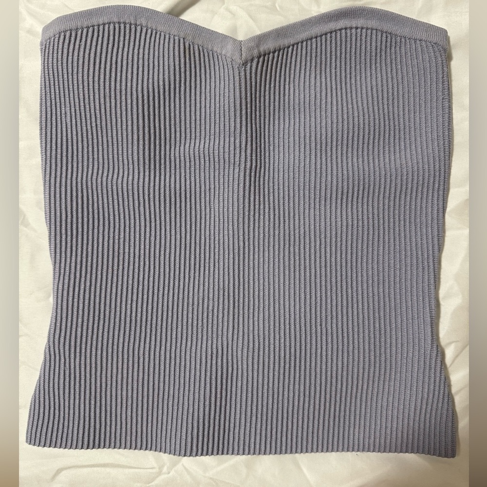 Aritzia sculpt knit sweetheart tube top